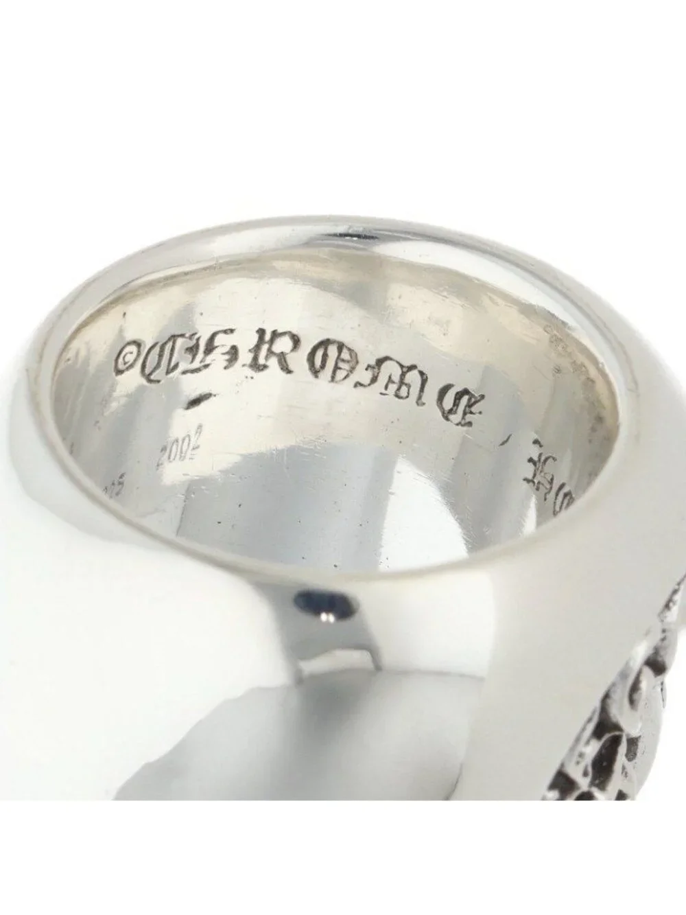 Chrome Hearts Clssc Oval Star Classic Silver Ring